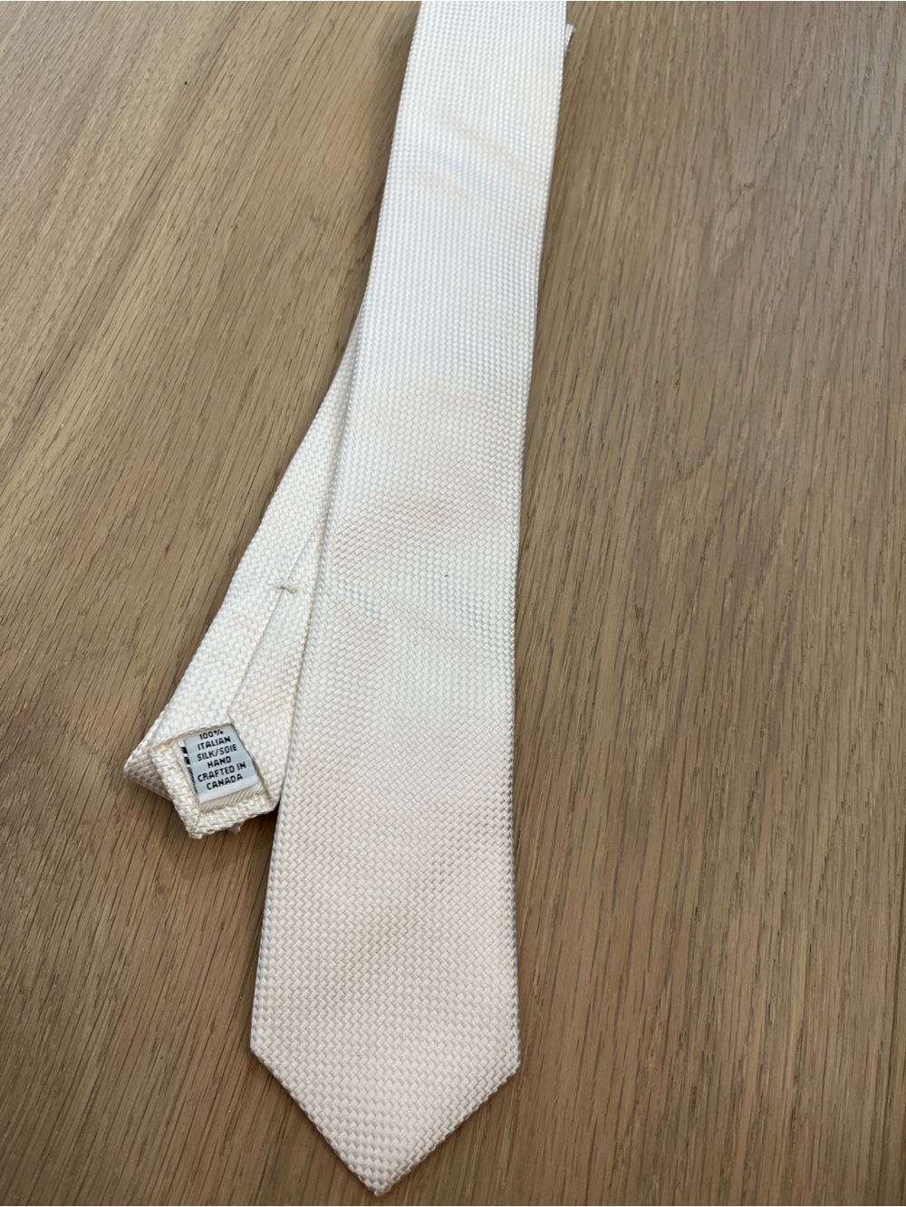Harry Rosen Off White Tie